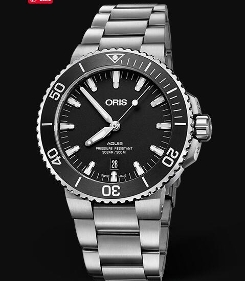 Review Oris Aquis Date 43.5mm Replica Watch 01 733 7730 4124-07 8 24 05EB - Click Image to Close